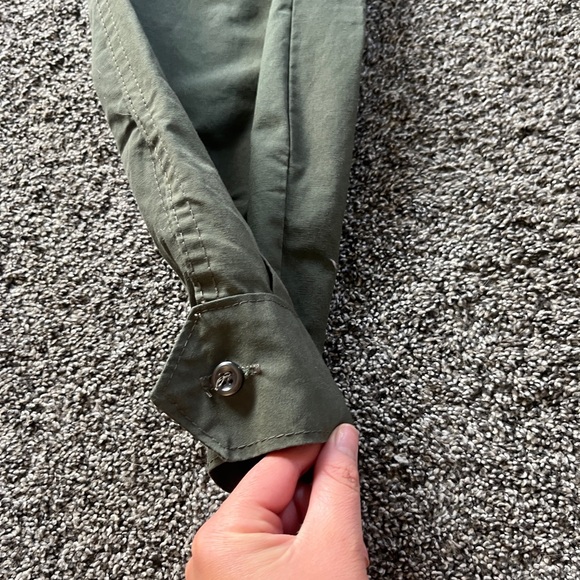 VINTAGE Azabache Green HIgh waisted pants - Picture 4 of 6